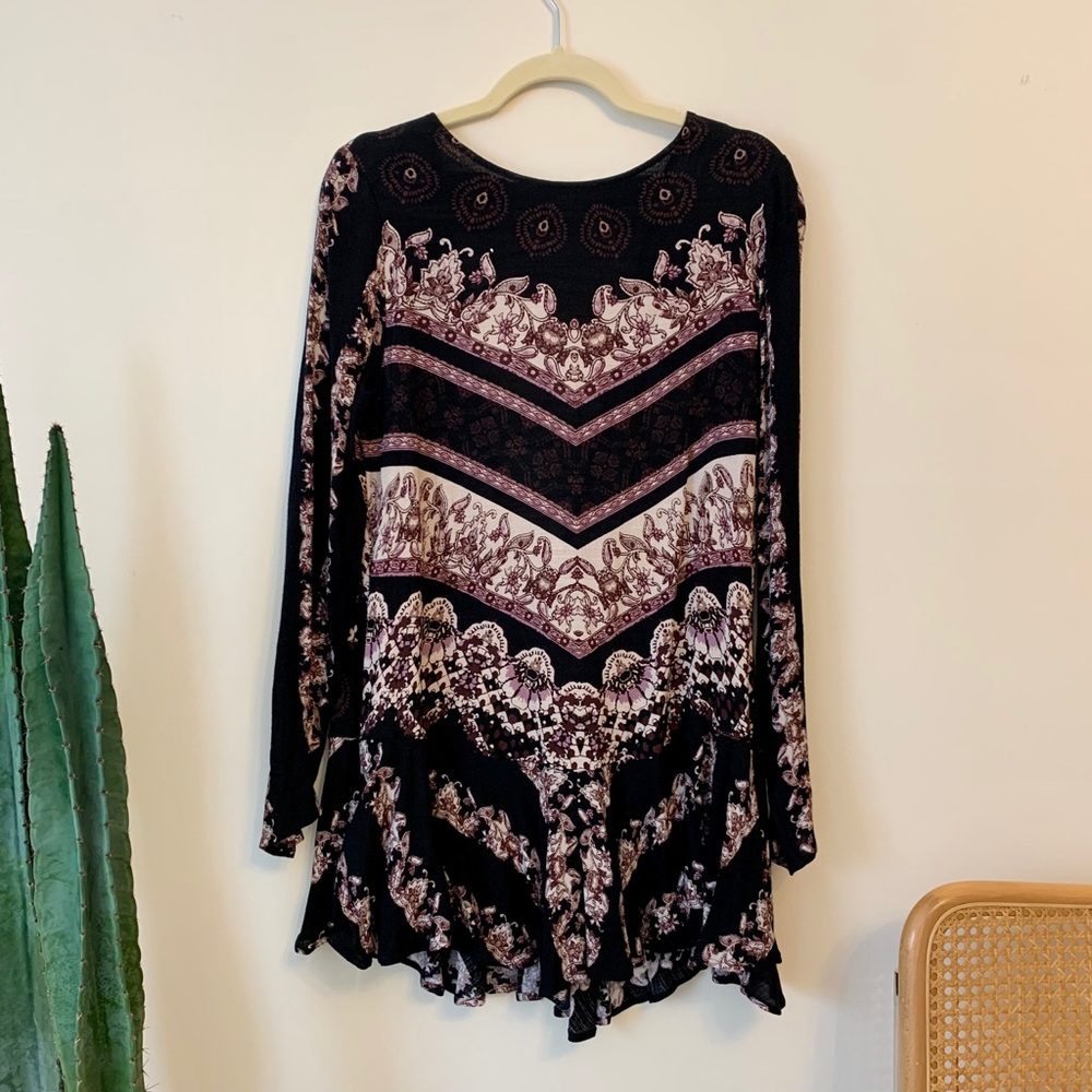 Free people low back mini dress